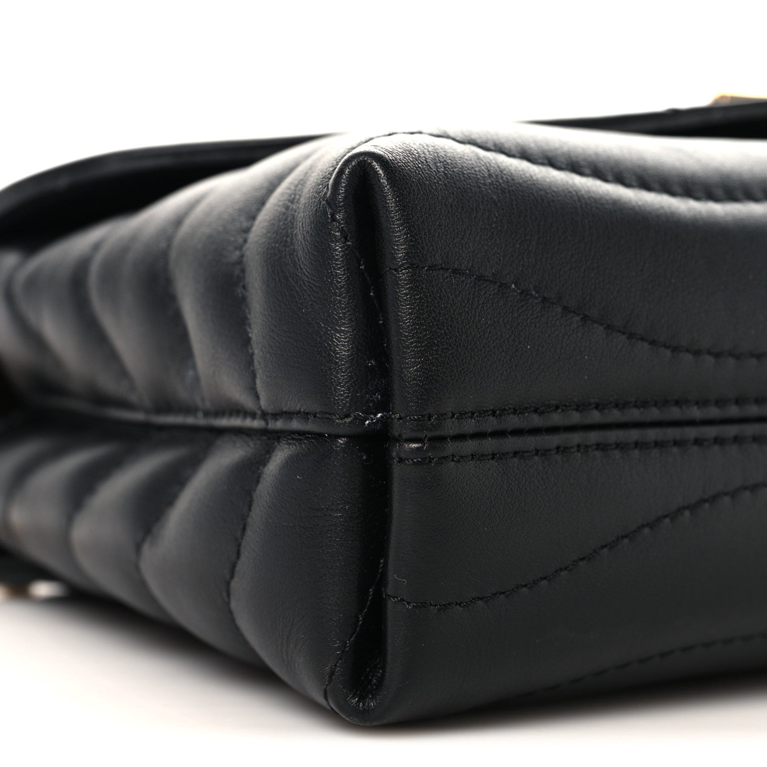 Louis Vuitton Calfskin LV New Wave Chain Bag Black 8 of 9