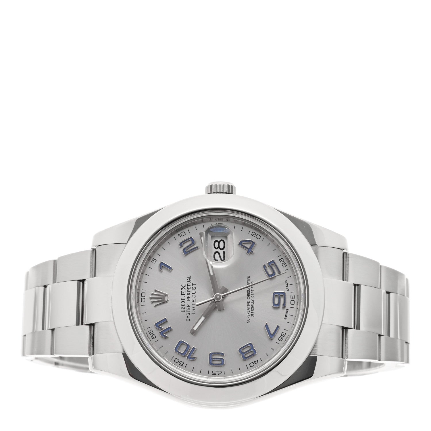 Rolex Stainless Steel 41mm Oyster Perpetual Datejust II Watch Silver 116300 2 of 5