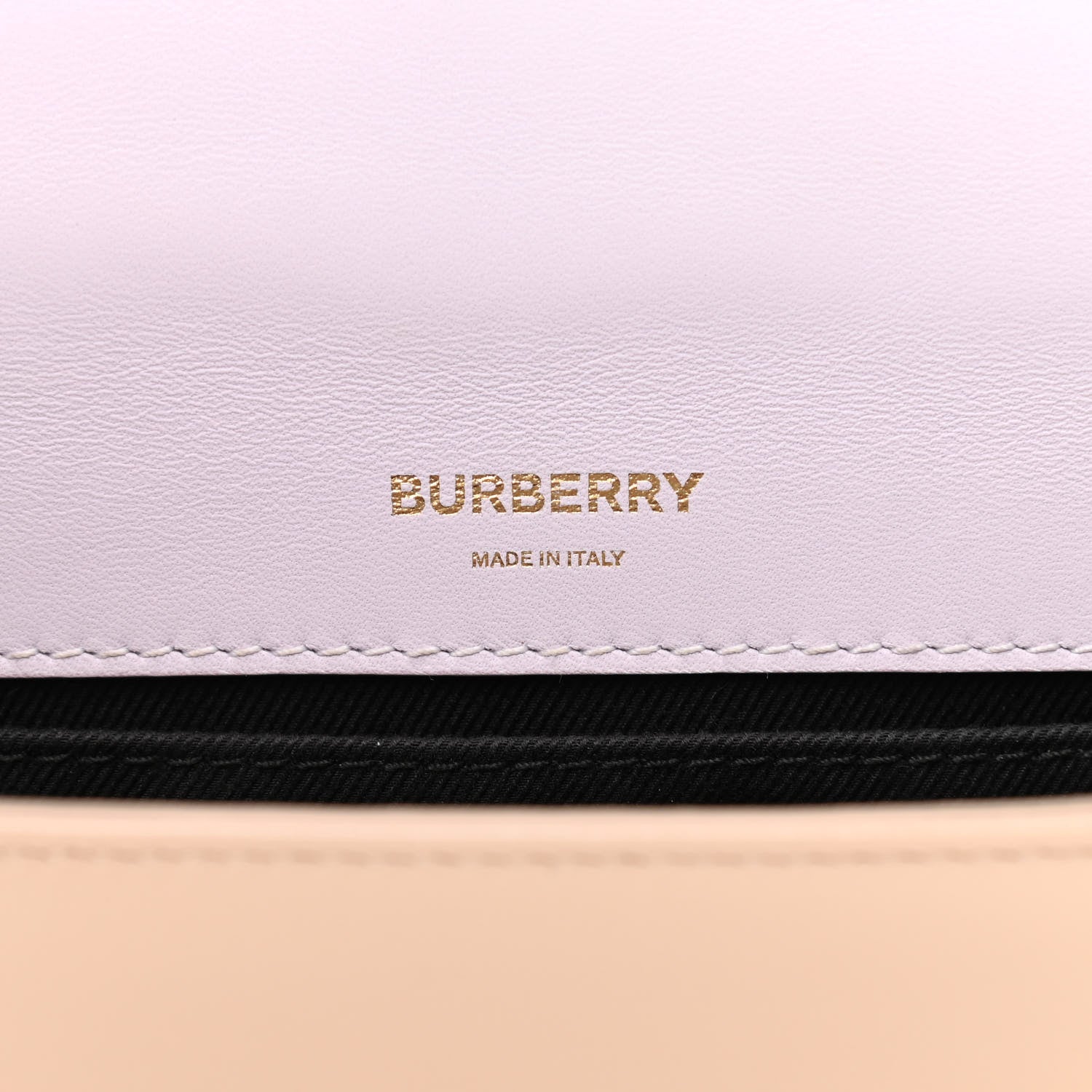 Burberry Lambskin Quilted Small Lola Bag Pale Thistle Soft Fawn 5 of 10
