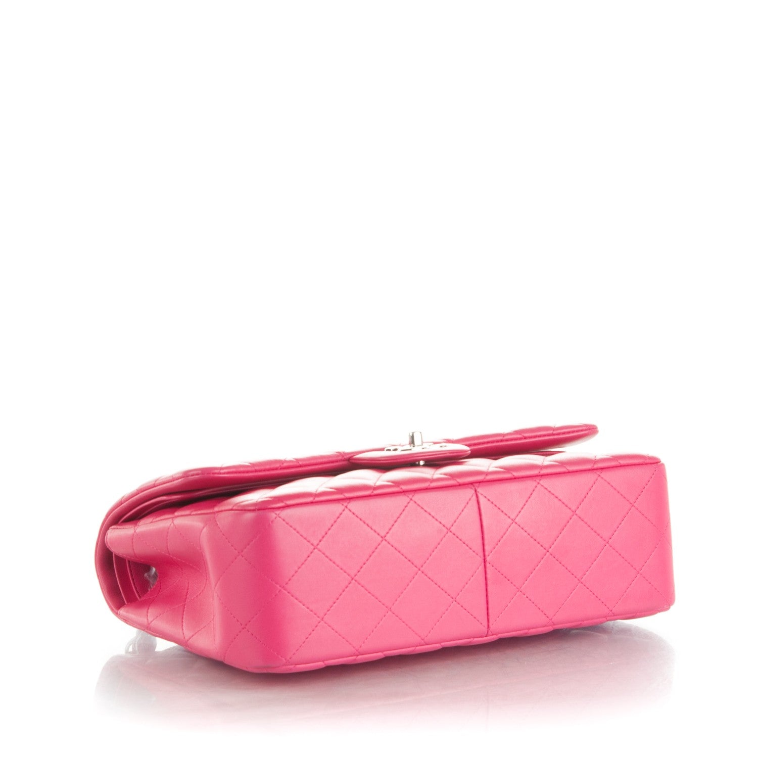 Chanel Lambskin Quilted Jumbo Double Flap Pink 5 of 8