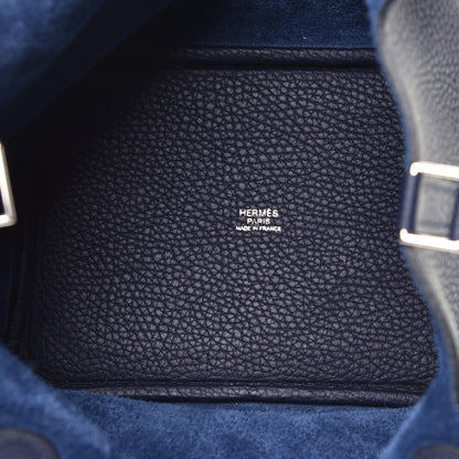 Hermes Taurillon Clemence Picotin Lock 18 PM Bleu Nuit 5 of 8