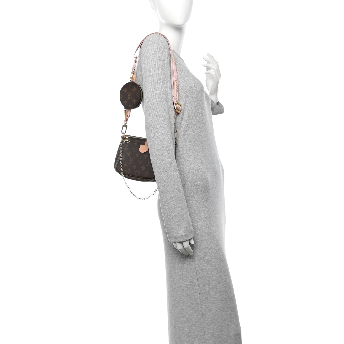 Monogram Multi Pochette Accessories Rose Clair