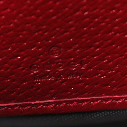 Gucci GG Supreme Monogram Tian Zip Around Wallet Beige Multicolor Red 7 of 7
