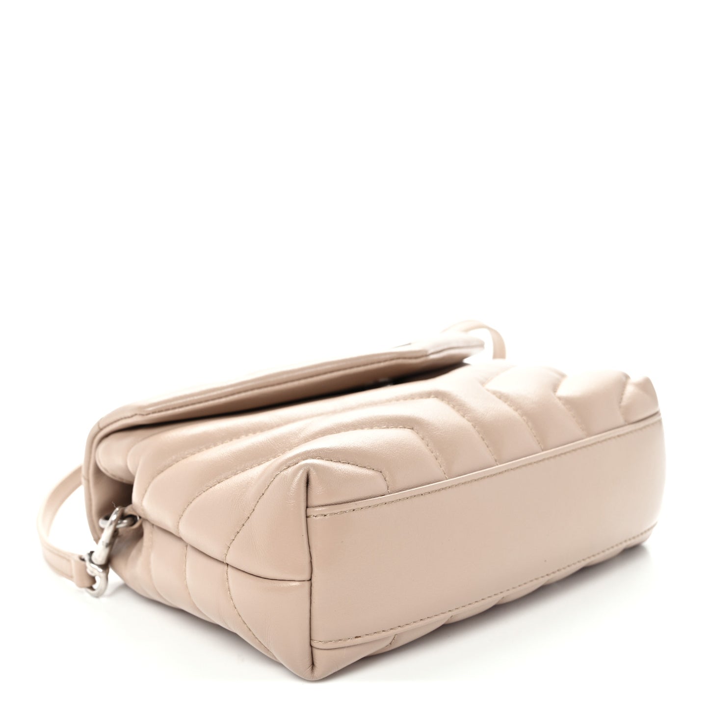 Calfskin Y Quilted Monogram Toy Loulou Crossbody Bag Light Natural