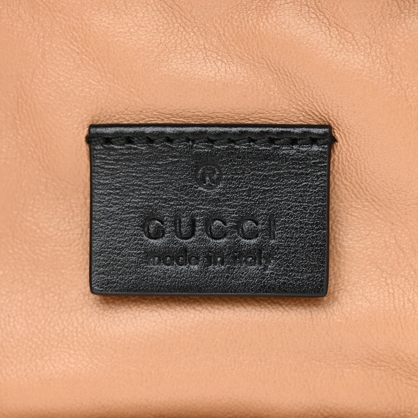 Calfskin Trapuntata Zumi Belt Bag Black