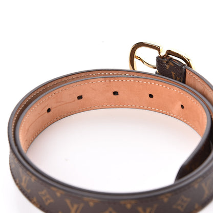 Louis Vuitton Monogram Mini 25mm Belt 80 4 of 9