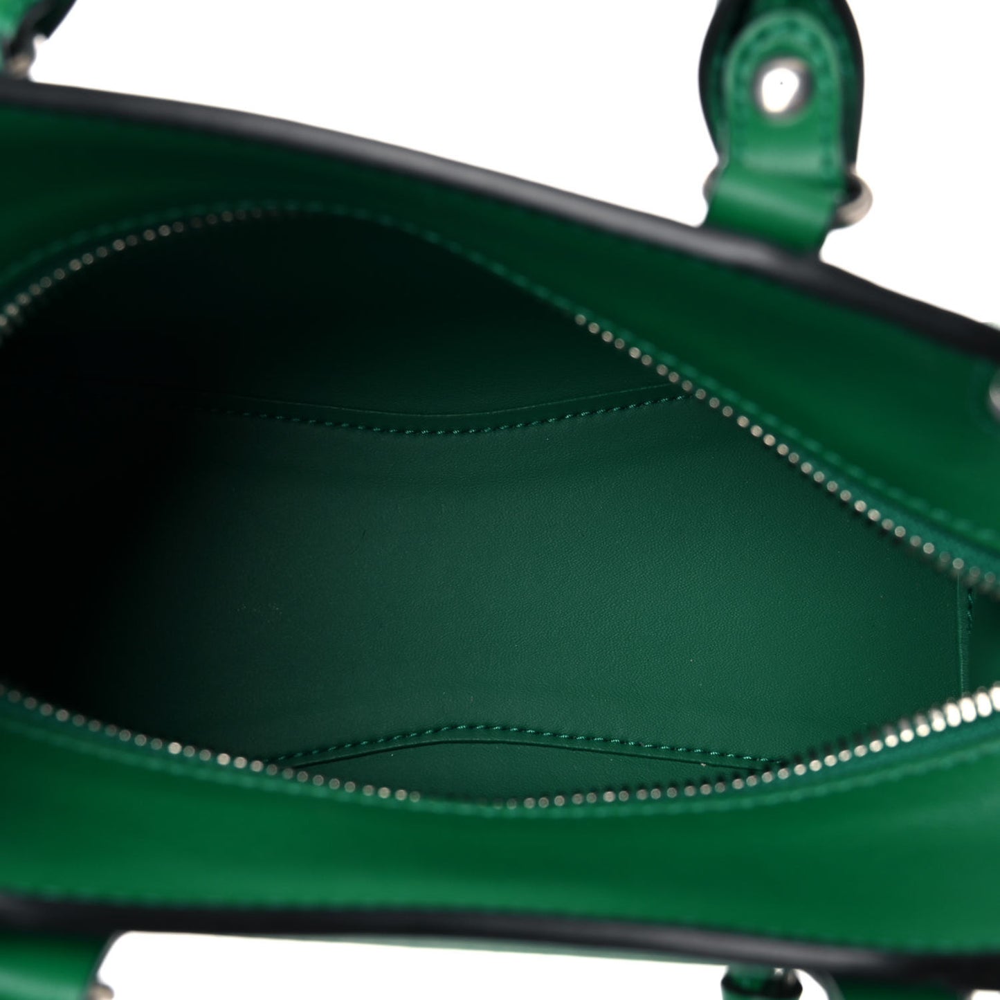 Smooth Calfskin Neo Classic Silver Hardware Mini City Grass Green