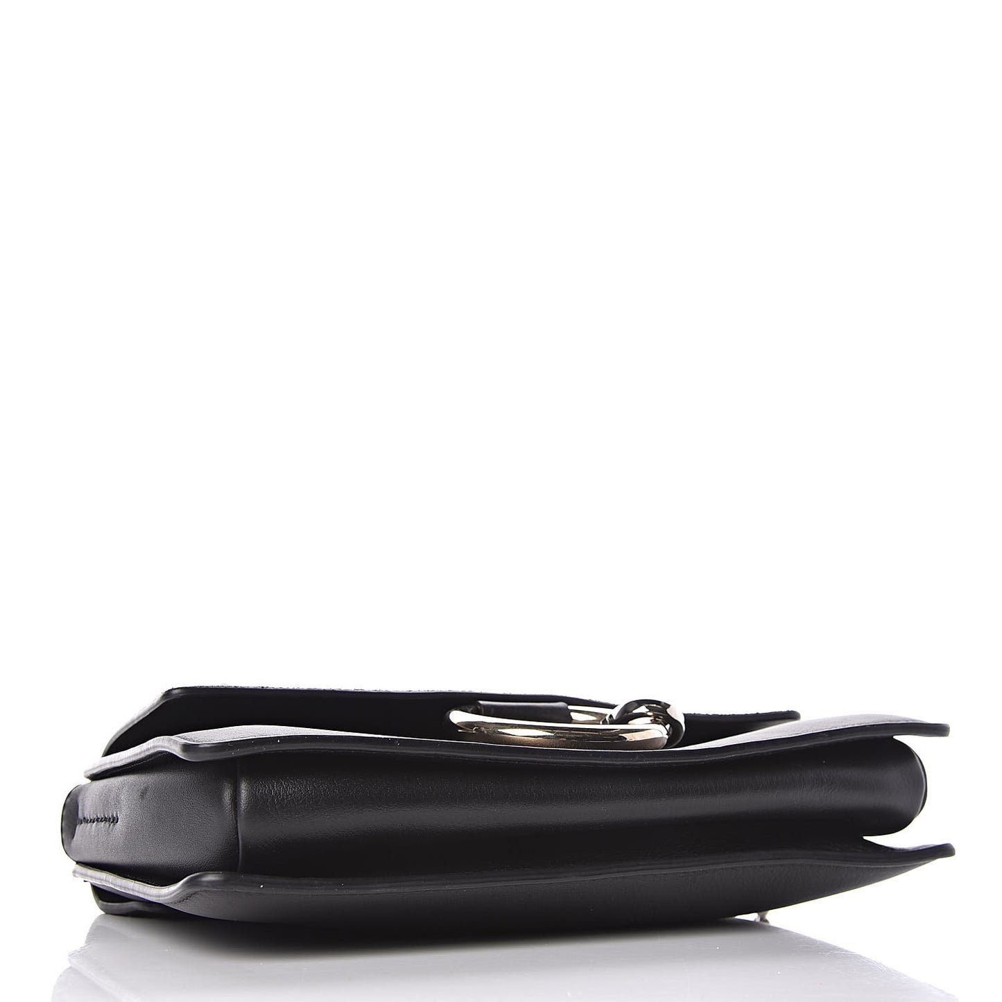 Suede Calfskin Small Faye Shoulder Bag Black