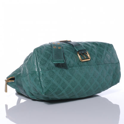 Marc Jacobs Leather Quilted Bruna Tote Teal 4 of 7