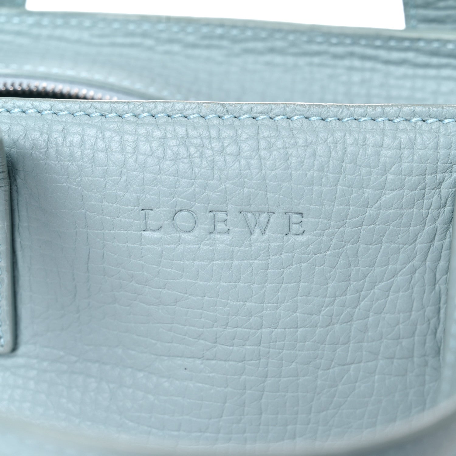 Loewe Calfskin Top Handle Bag Light Blue 7 of 25