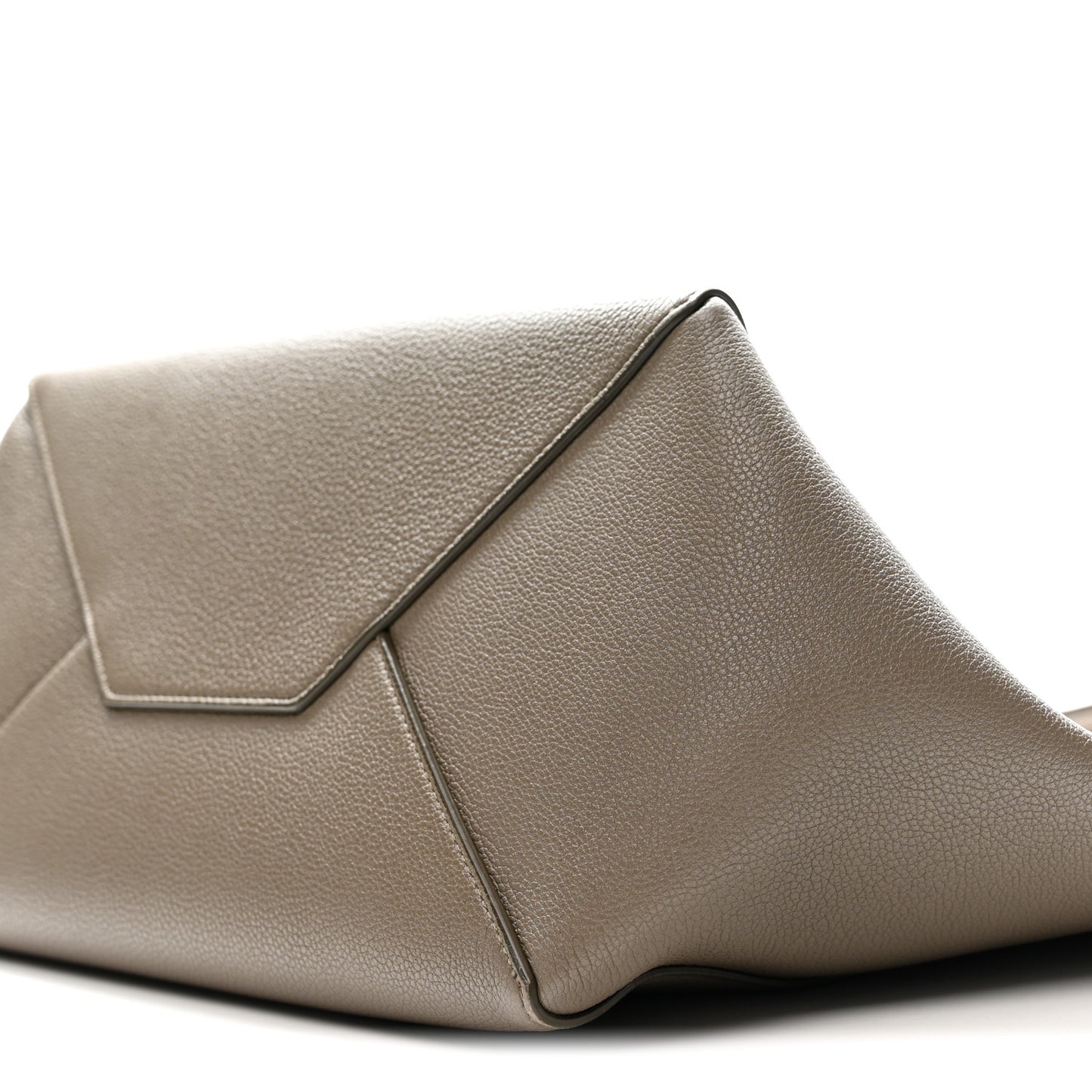 Soft Grained Calfskin Small Belt Cabas Phantom Taupe