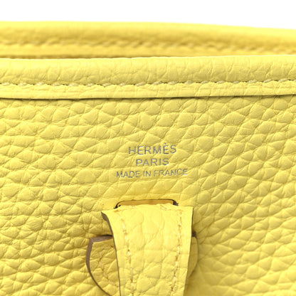 Hermes Taurillon Clemence Evelyne TPM Limoncello Limoncello 6 of 10