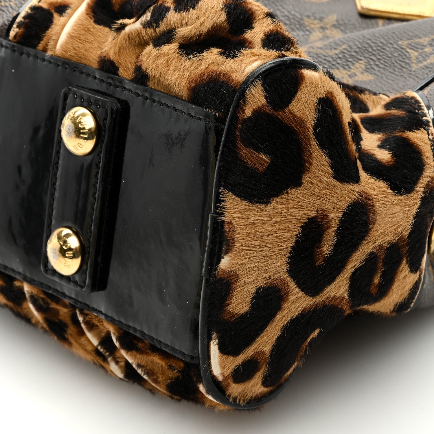 Louis Vuitton LOUIS VUITTON Monogram Leopard Adele 8 of 8