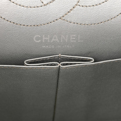 Chanel Metallic Aged Calfskin Quilted 2.55 Reissue 226 Flap Silver 6 of 16