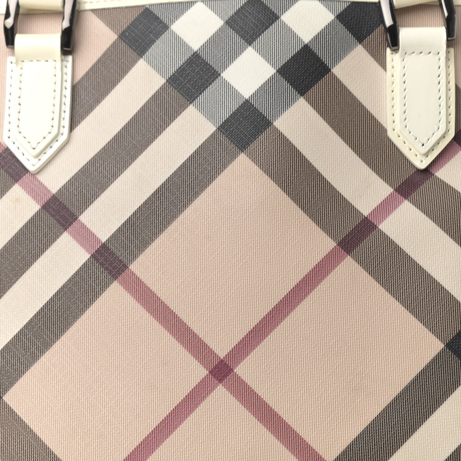 Burberry Supernova Check Tote White 9 of 20