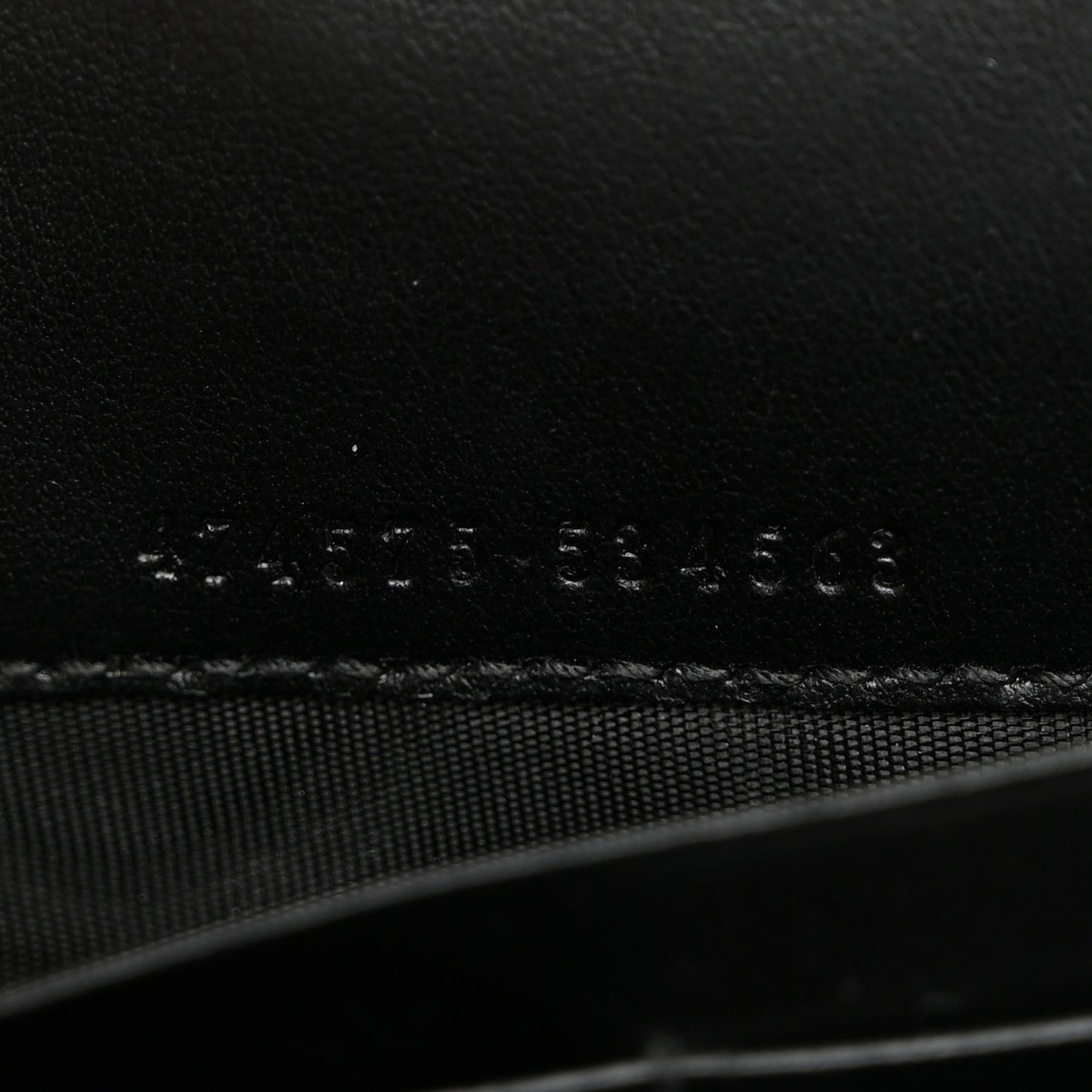 Calfskin Matelasse Aria GG Marmont Chain Wallet Black