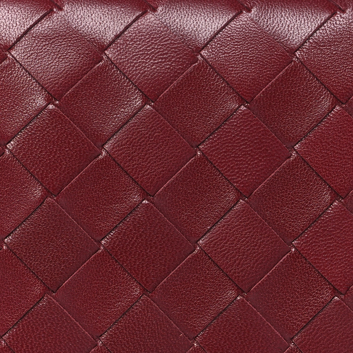 Bottega Veneta Nappa Intrecciato Flap Wallet Bordeaux 8 of 9