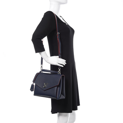 Louis Vuitton Soft Calfskin My Lockme Top Handle Marine Rouge 2 of 8