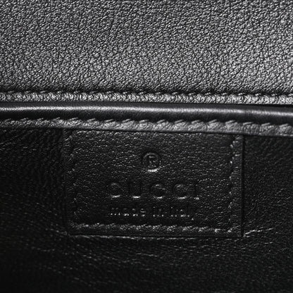 Gucci Shiny Polished Calfskin Medium Bamboo Diva Black 7 of 11