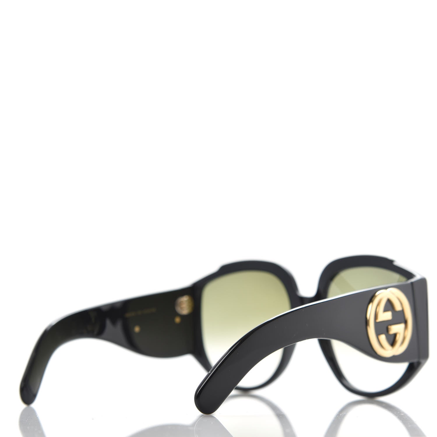 Gucci Acetate Oversized Interlocking GG0151S Sunglasses Black 4 of 7