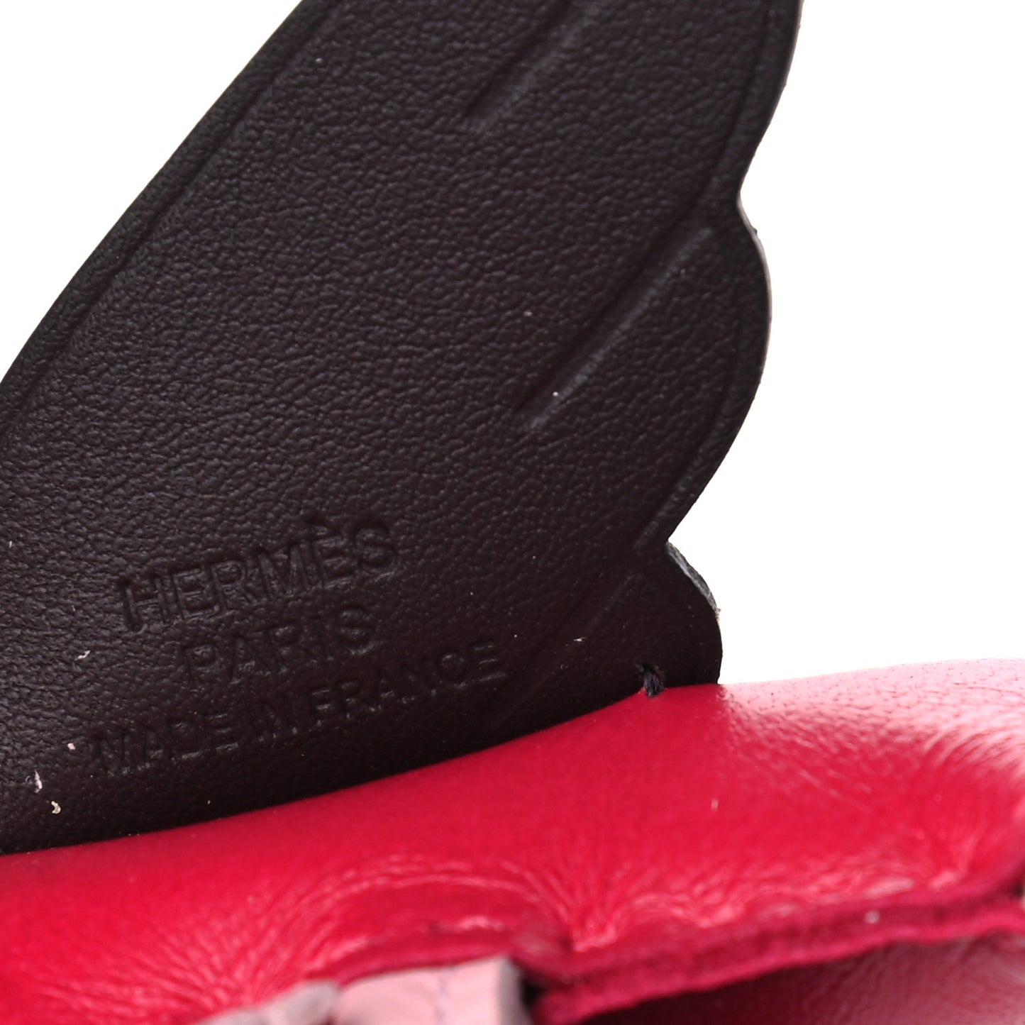 Milo Lambskin Grigri Rodeo Pegase Horse Bag Charm PM Framboise Rose Sakura Rouge Sellier