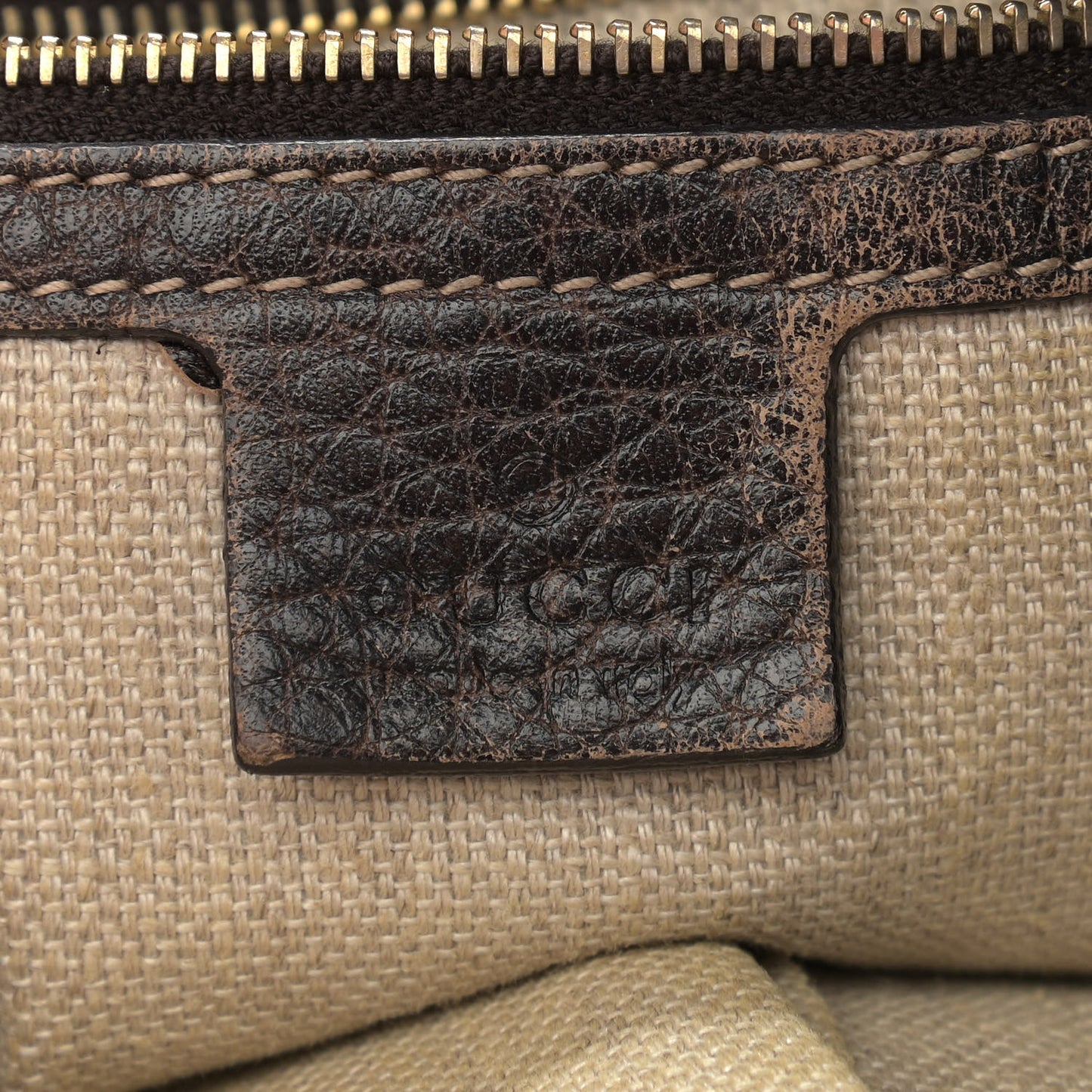 Monogram Large New Jackie Shoulder Bag Dark Brown