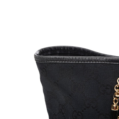 Gucci Monogram Medium Jolicoeur Tote Black 14 of 15