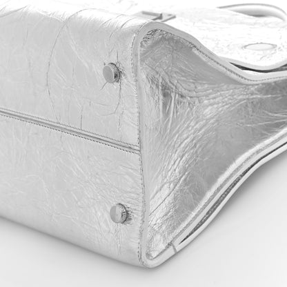 Christian Dior Metallic Calfskin Medium Diorever Flap Silver 7 of 8
