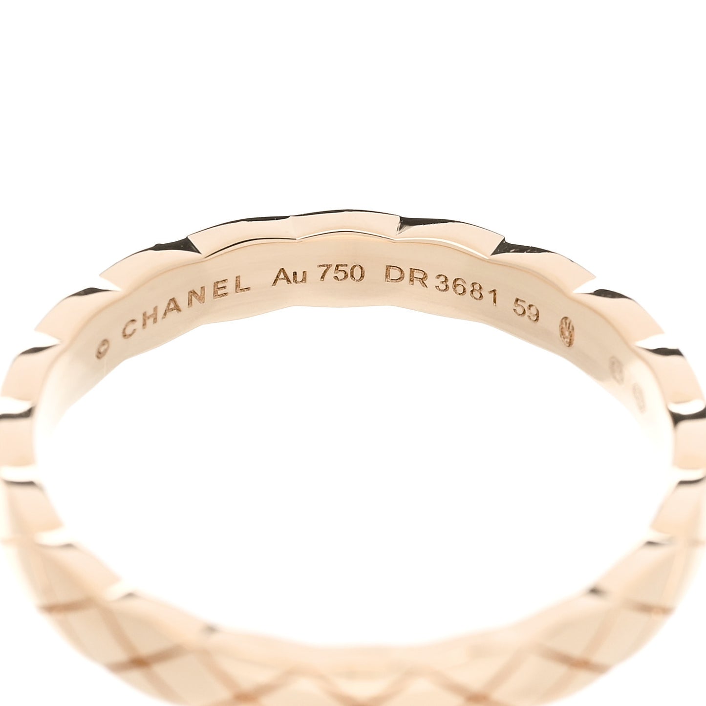 18K Yellow Gold Mini Coco Crush Ring 59 8.75