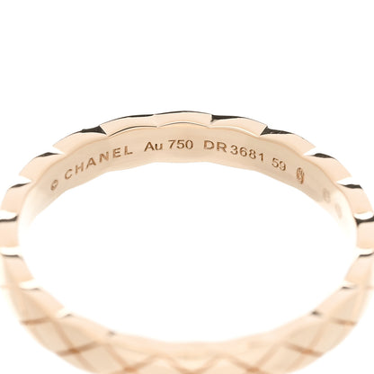 Chanel 18K Yellow Gold Mini Coco Crush Ring 59 8.75 4 of 5