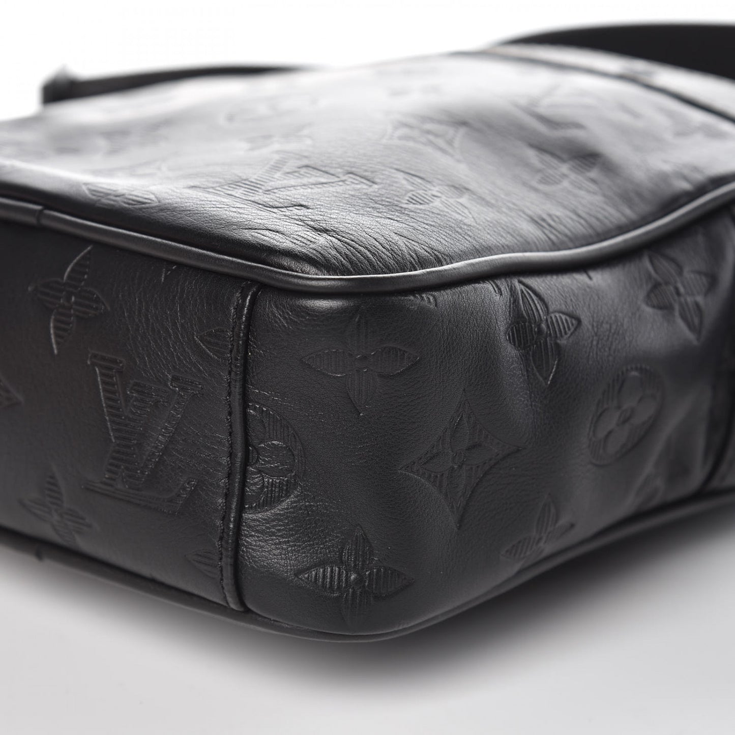 Calfskin Monogram Shadow Danube PM Black