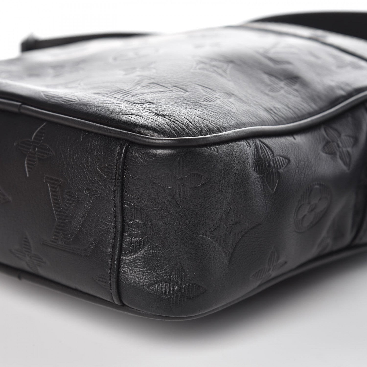 Louis Vuitton Calfskin Monogram Shadow Danube PM Black 9 of 10