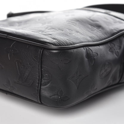 Louis Vuitton Calfskin Monogram Shadow Danube PM Black 9 of 10
