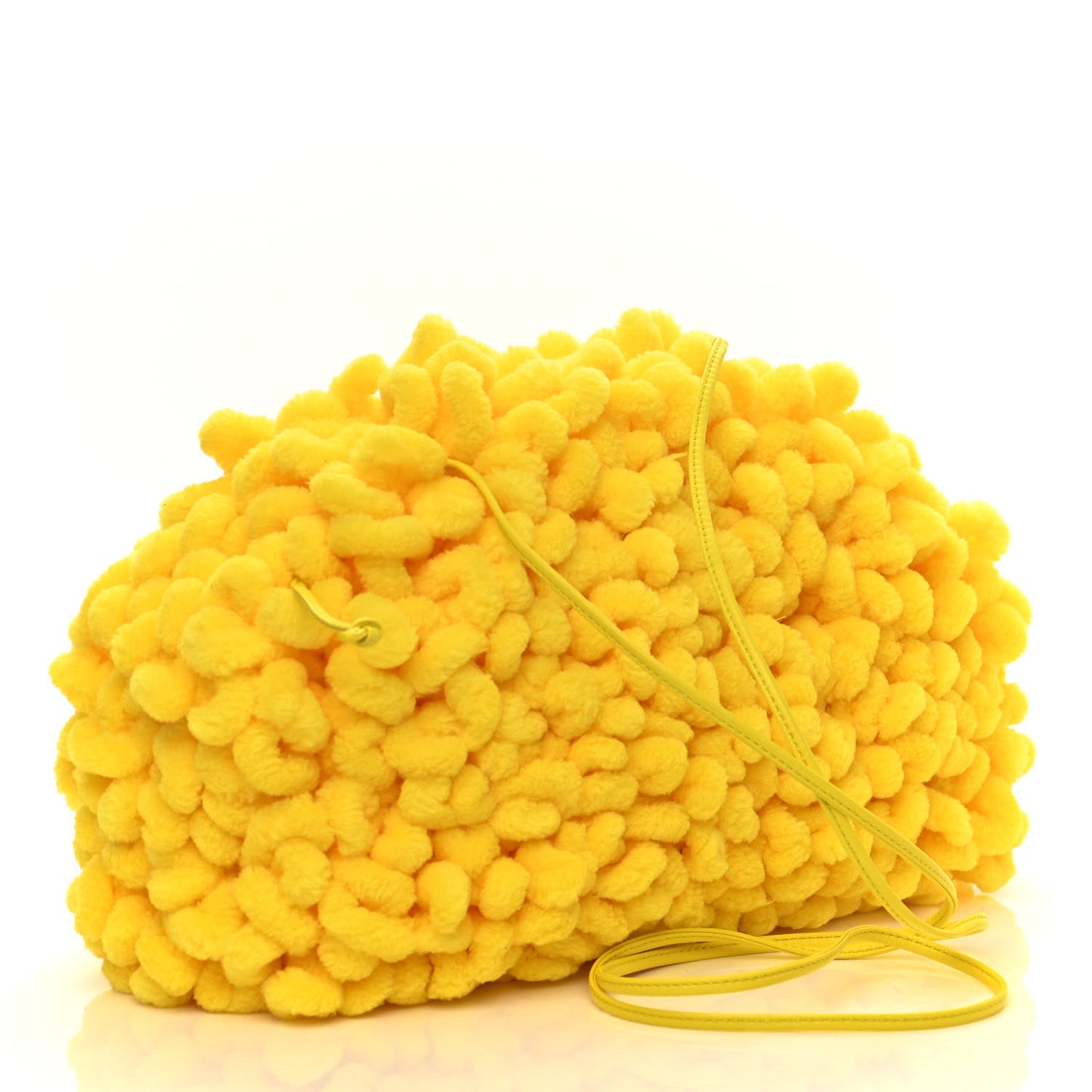 Chenille The Mini Pouch Lemon