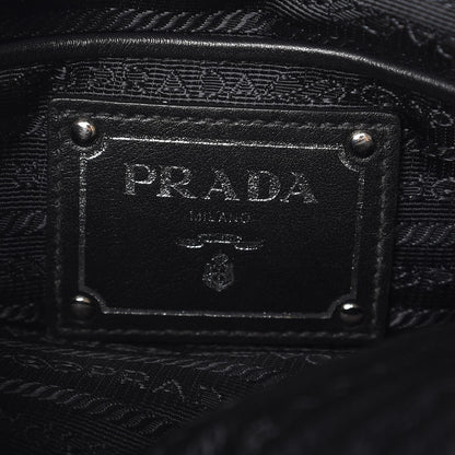 Prada Tessuto Nylon Soft Calf Tote Nero Black 6 of 10