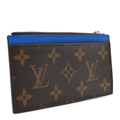 Louis Vuitton Monogram Calfskin Coin Card Holder Indigo Blue 3 of 7