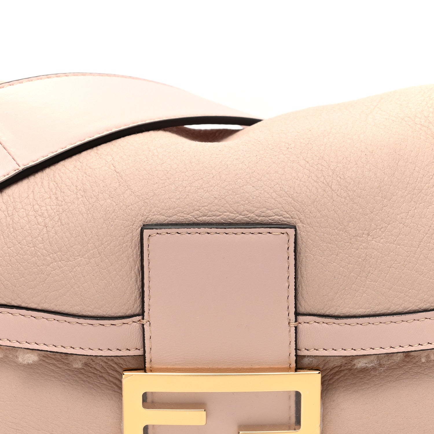 Fendi Lambskin Shearling Baguette Soap 8 of 10