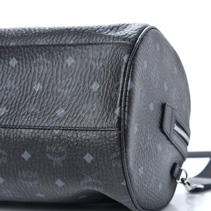 MCM Visetos Surf The Web Large Crossbody Black 7 of 8