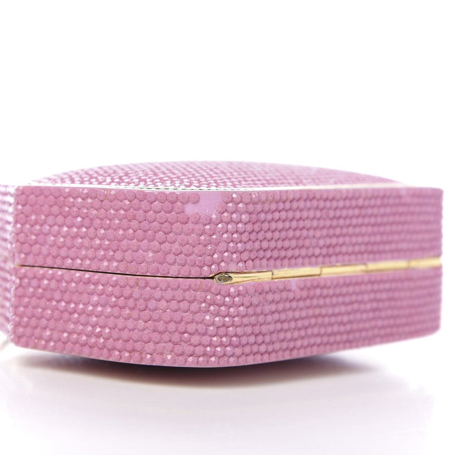 Swarovski Crystal Minaudiere Clutch Pink