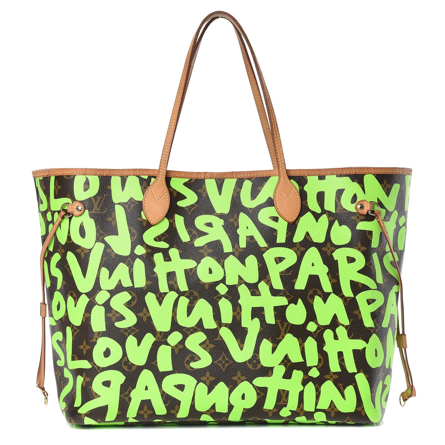 Monogram Graffiti Neverfull GM Green