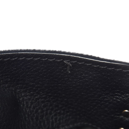 Valentino Garavani Pebbled Calfskin Small Rockstud Flip-Lock Messenger Bag Black 7 of 11