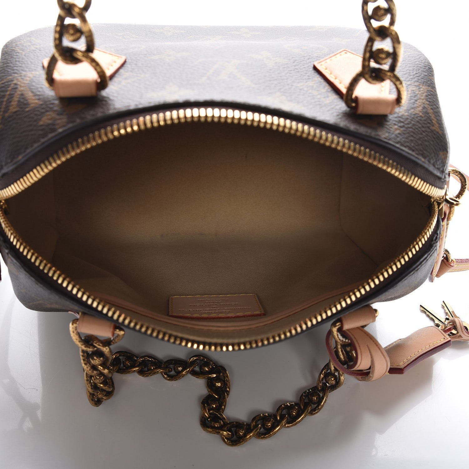 Louis Vuitton Monogram Chain Speedy 20 5 of 7