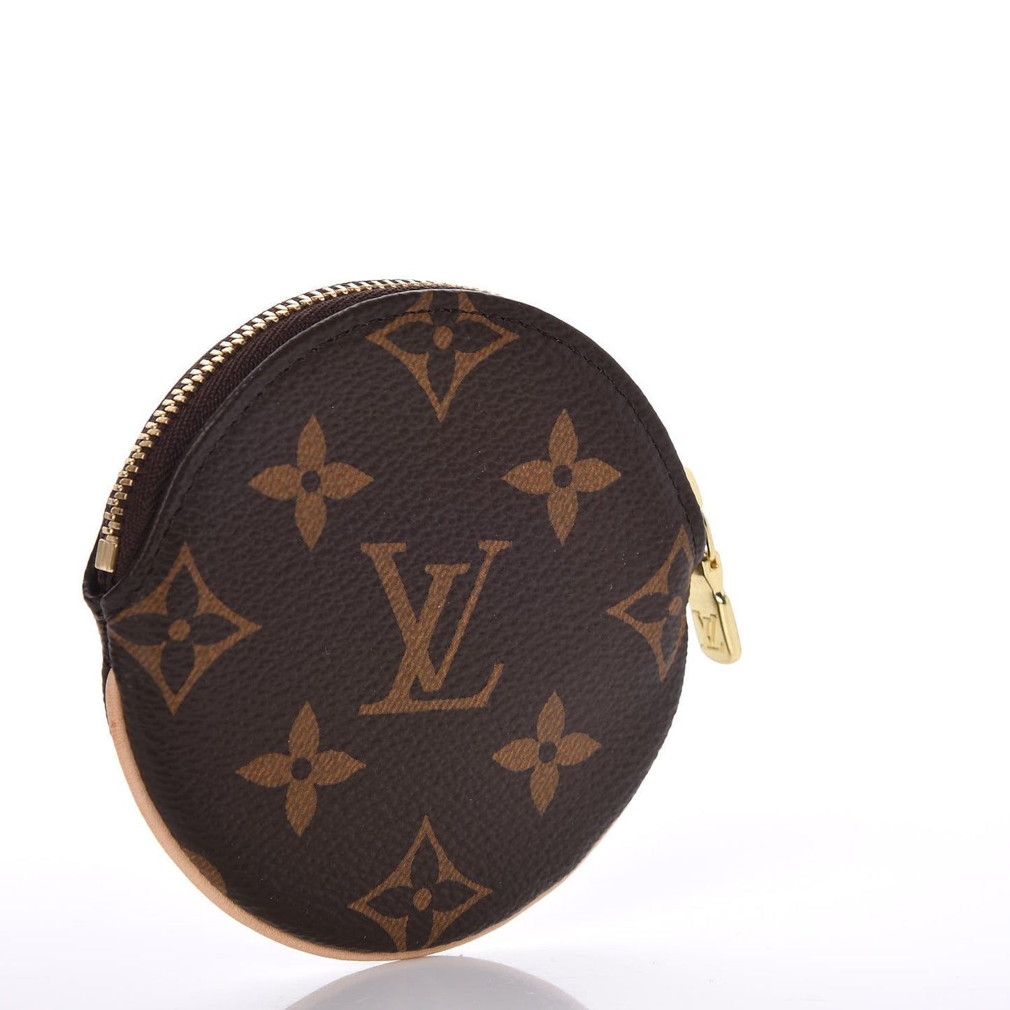 Monogram Round Coin Purse