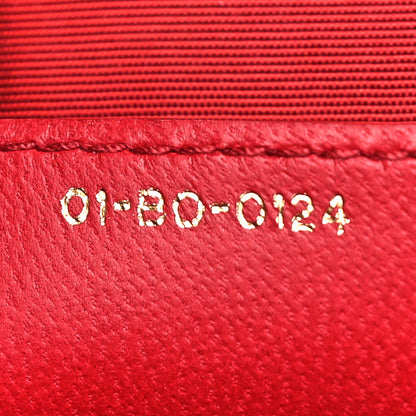 Christian Dior Lambskin Cannage Large Dior Soft Shopping Tote Red 6 of 14
