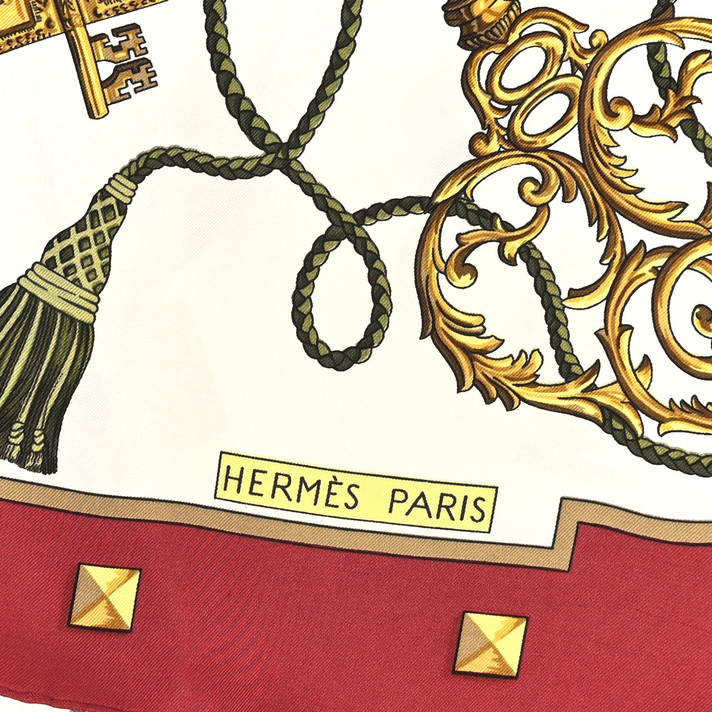 Silk Keys Les Cles Scarf 90