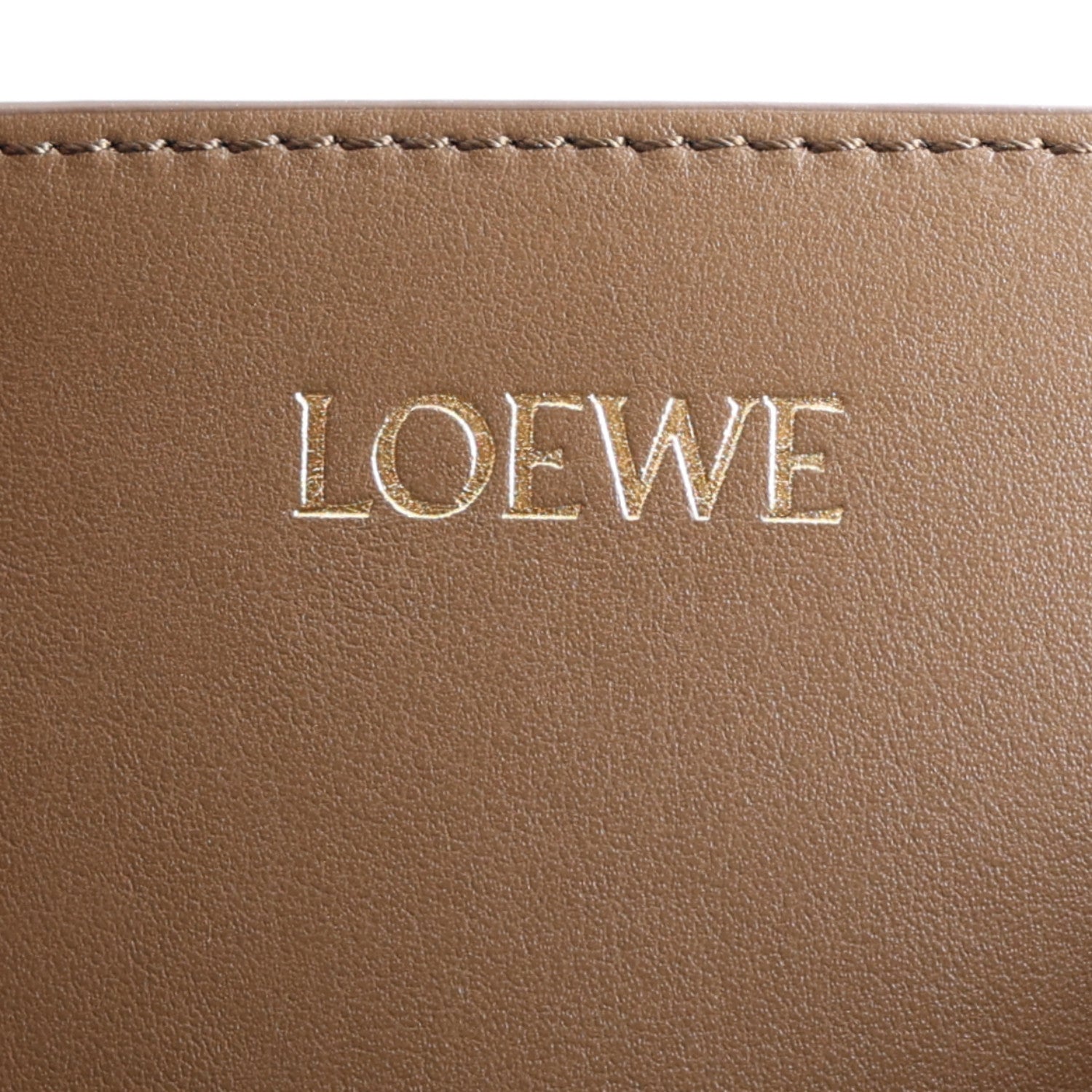 Loewe Shiny Calfskin Large Puzzle Fold Tote Khaki Green 6 of 10