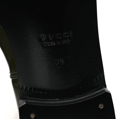 Gucci Brushed Calfskin Michelangelo Slim Horsebit Riding Boots 39 Luscious Green 8 of 11