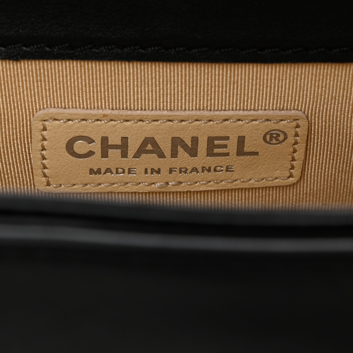 Chanel Calfskin Woven Medium Boy Reverso Flap Black 7 of 11