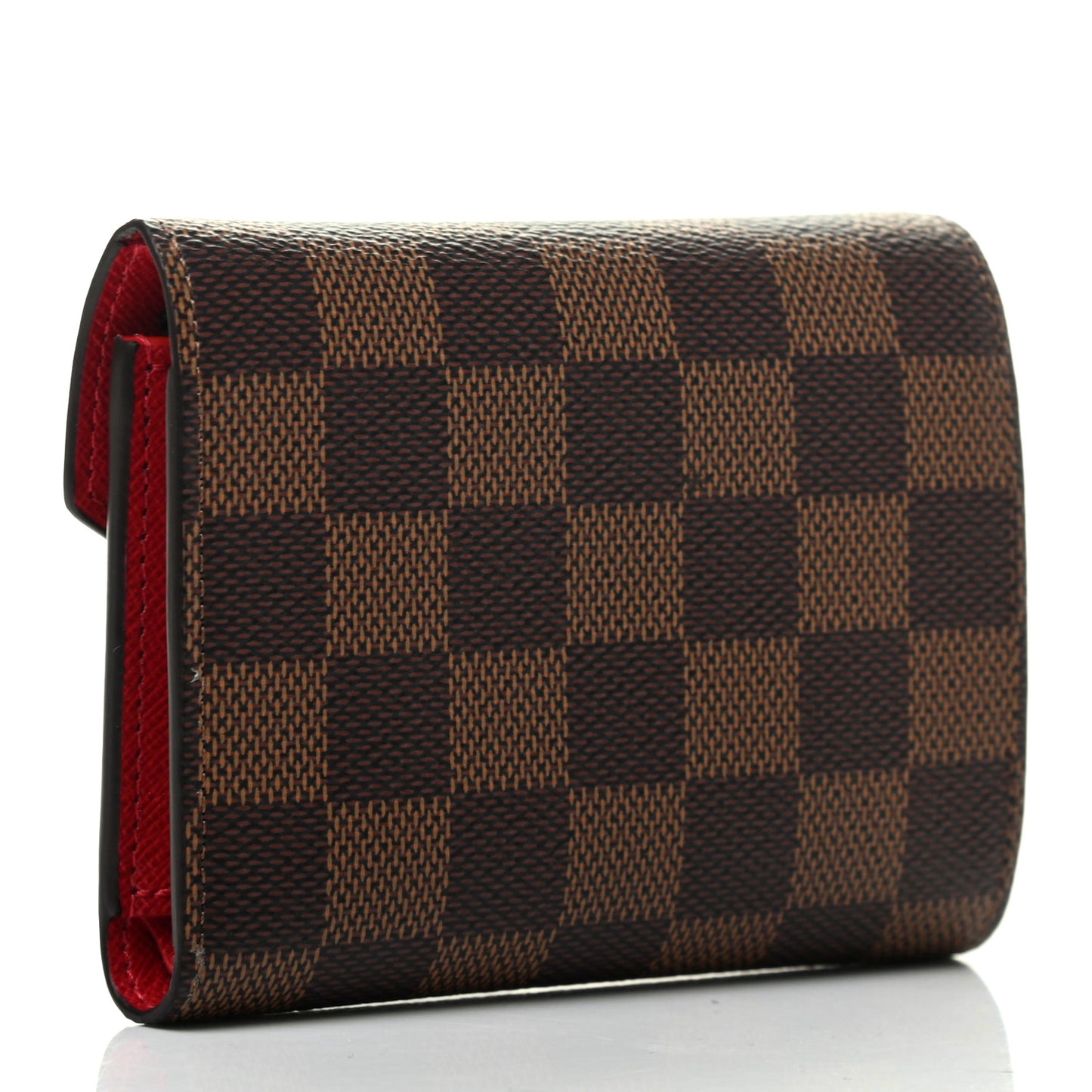 Damier Ebene Victorine Wallet Cherry