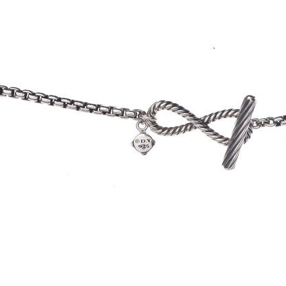 David Yurman Sterling Silver Amethyst Infinity Necklace 5 of 6